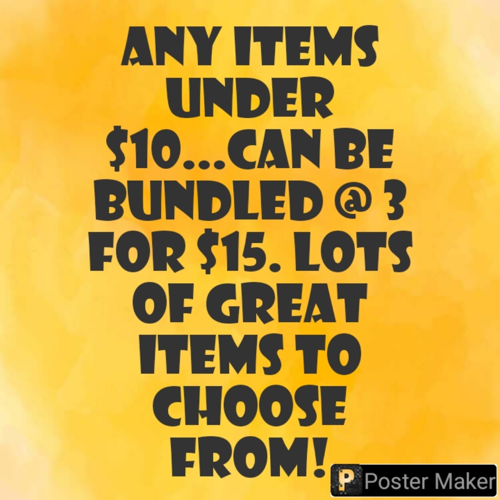 🎯3 for $15 BUNDLE DEALS🎯